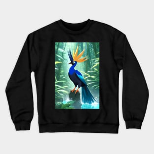 Tropical bird of paradise Crewneck Sweatshirt